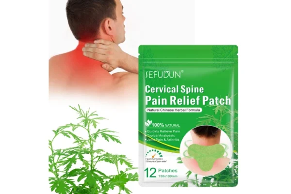 Clean Living 12 pcs Neck Pain Relief Patch plaster Self Heating Cervical Sticker Body Care (pack of 12)