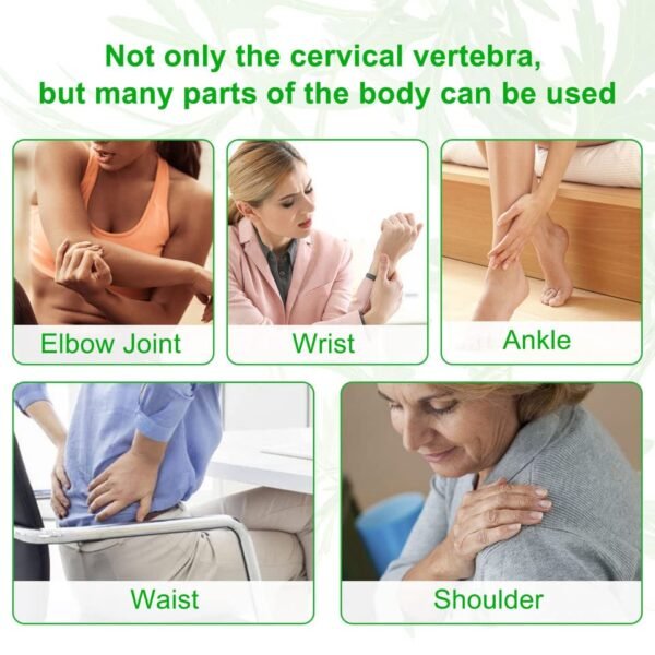 Clean Living 12 pcs Neck Pain Relief Patch plaster Self Heating Cervical Sticker Body Care (pack of 12)
