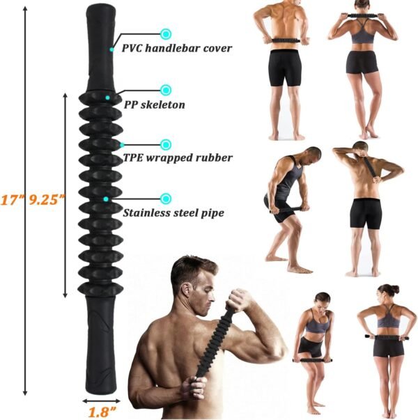 Muscle Roller Stick Muscle Yoga Massage Roller Bar