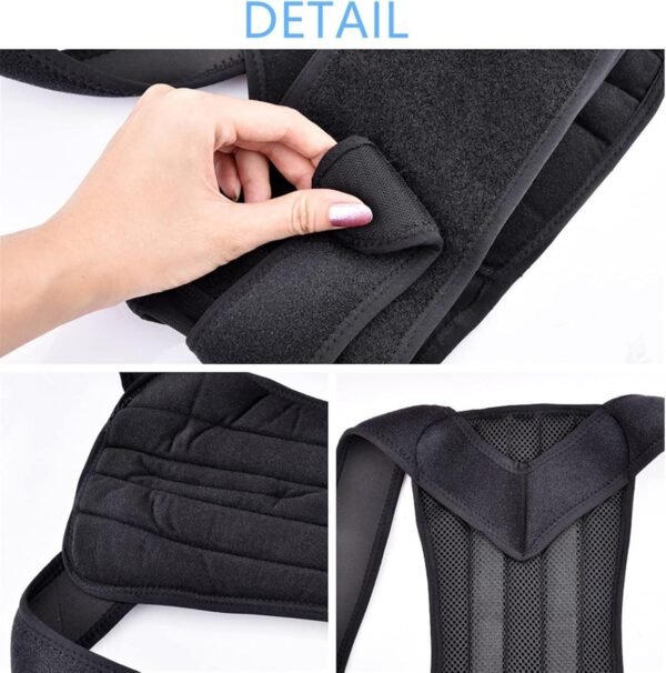 Back Corrector Posture Corrector Adjustable Back Support Shoulder Lumbar Brace Support Corset Back Belt for Men and Women Health and Relaxation