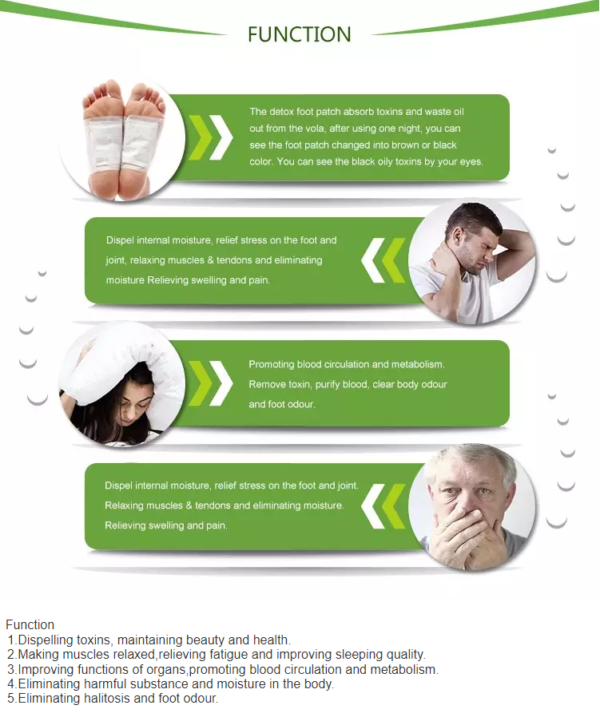 Detox foot patches Organic Herbal patches to remove Toxins and Impurities.